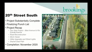 City of Brookings Progress Report | October 27, 2020