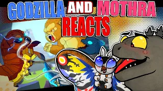 Godzilla Reacts| Baby Godzilla & Kong Vs. Larva Mothra – Animation 3