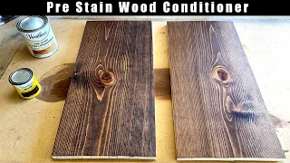 How Well Does Pre Stain Wood Conditioner Work? Testing Pre Stain Wood Conditioner!