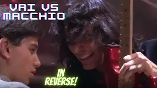 Steve Vai VS Ralph Macchio | Guitar Battle | in Reverse !