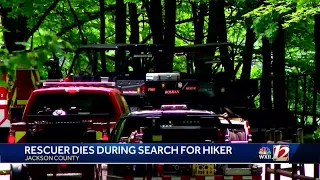 Rescuer killed while searching for missing hiker in western North Carolina