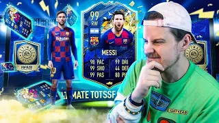 OMG 99 TOTS MESSI! 10X GUARANTEED ULTIMATE TOTS PACKS! FIFA 20 Ultimate Team