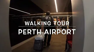 Perth Airport Australia Walk Tour  [4K] パース空港 オーストラリア 【4K高画質】