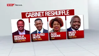 Winners and losers of Present Ruto's cabinet reshuffle react to their redeployment