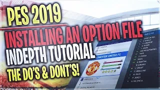 [TTB] PES 2019 - Installing an Option File (PS4) - Indepth Tutorial - EVERYTHING You Need to know!