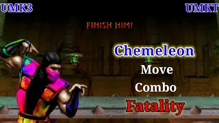 Chameleon 🤔 Move Cheats For ( Ultimate Mortal Kombat Trilogy ) Android Mobile Gaming SEGA MEGA DRIVE