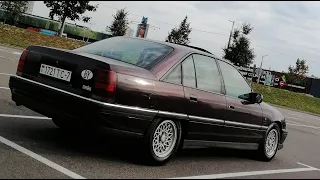 OPEL Omega A CD Diamond 1993. Old Opel goes to its winter sleep.