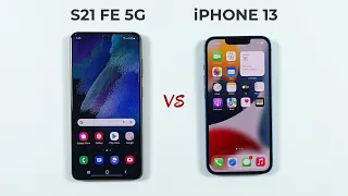 Samsung S21 FE 5G vs iPhone 13 | SPEED TEST