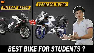 Yamaha R15M VS Bajaj Pulsar RS200 | Best Bike in 2Lakhs