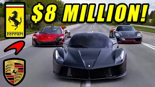 Comparing My Most Expensive Hyper Cars! *LaFerrari, McLaren P1, 918 Spyder*