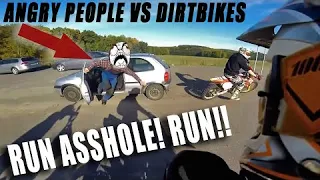 Stupid, Angry People Vs Dirt Bikers 2021 - Angry Man Chase Motorcycles