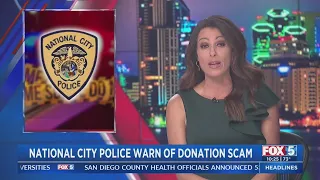 National City Police Warn Of Donation Scam