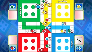 Ludo game in 4 players | Ludo King 4 players | Ludo Gameplay