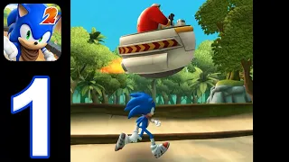 Sonic Dash 2: Sonic Boom - Gameplay Walkthrough Part 1 - Level 1-2 (iOS, Android)