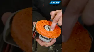 How to convert your angle grinder to use quick change discs  #metalfabrication #nortonabrasives