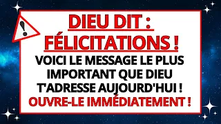 LES ANGES DISENT : FÉLICITATIONS!❤️ C'EST LE MESSAGE IMPORTANT DE DIEU POUR VOUS...