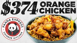 $374 Panda Express Orange Chicken Taste Test | FANCY FAST FOOD