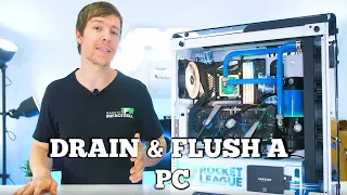 Beginners Water Cooling Guide - How To Drain and Flush a Water Cooled PC Build.