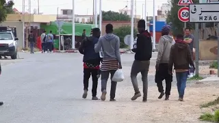 Migrants in Tunisia ask for safe passage to Europe amid increasing anti-migration policies