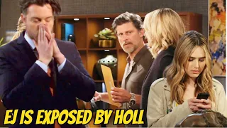 OMG! EJ is exposed by Holly, She accidentally learns the truth about Jude Days of our lives spoilers