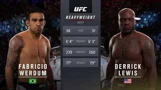 UFC 216 Prediction - Fabricio Werdum VS Derrick Lewis