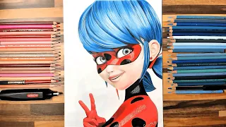 Drawing Miraculous : Ladybug / 미라큘러스 레이디버그 그리기