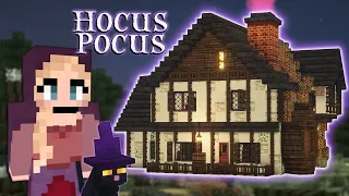 🌙 Hocus Pocus Witches Cottage Cozy Minecraft Tutorial 🎃