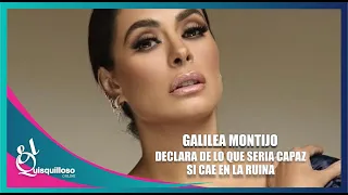 Galilea Montijo la famosa conductora de hoy asegura  que sería capaz si llega a perder dinero y fama