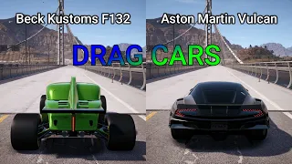 NFS Payback - Beck Kustoms F132 vs Aston Martin Vulcan - Drag Cars | Drag Race