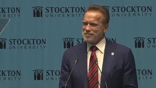 Schwarzenegger addresses rising level of hate and antisemitism at Stockton University