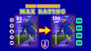 RACIKAN ENZO FERNANDES MAX RANTING EFOOTBALL PES 2024 MOBILE || awas salah racik‼️