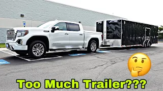 Towing With A New GMC Sierra 1500 Denali 5.3L Gas || What You Need To Know Before You Buy!!!