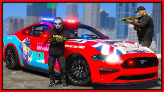 GTA 5 Roleplay - stealing cops special mustang | RedlineRP