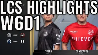 LCS Highlights ALL GAMES Week 6 Day 1 Summer 2020 - TSM vs 100, TL vs EG