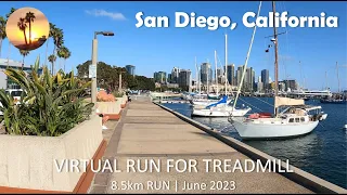 Treadmill Virtual Run | San Diego, California | Afternoon, June 2023