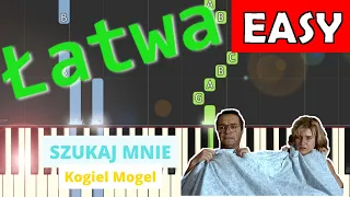 🎹 Szukaj mnie (Kogel Mogel, Edyta Geppert) - Piano Tutorial (łatwa wersja) 🎵 NUTY W OPISIE 🎼