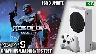 Robocop Rogue City: FSR 3 Update - Xbox Series S Gameplay + FPS Test