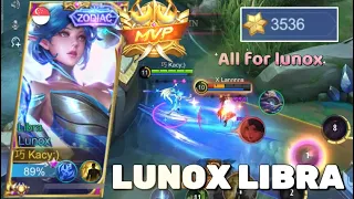 LUNOX LIBRA IS BACK‼️🤩Amazing lunox Libra skin skill effects💗