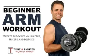 Beginner Arm Circuit Workout With Weights