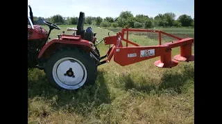 первый покос роторной косилкой  Z -178  LISICKI !rotary mower in action