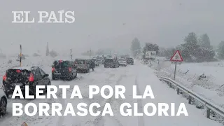 Alerta roja en la Comunidad Valenciana por viento, nieve y fenómenos costeros