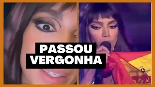 🤣Anitta PAGANDO MICO no Rock in Rio Portugal com bandeira da Espanha