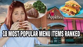 Eating The MOST POPULAR APPLEBEES MENU ITEMS...and I will never recover!