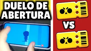 DUELO DE ABERTURA (VEIO LENDÁRIO) ABRIMOS TODO BRAWL PASS DO BRAWL STARS