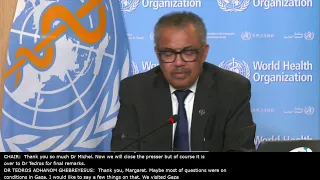 Media briefing on the health situation in Gaza and Israel, and other global health issues