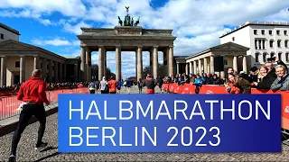 Berlin Halbmarathon 2023 | Live dabei und mittendrin | Dem 1:45h Pacemaker auf der Spur