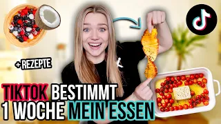 TIKTOK BESTIMMT 1 WOCHE, WAS ICH ESSE 😍 (die coolsten Rezepte ever)