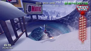 SSX3 all peak race 300km/h Game Play - snowboard game [TAS]