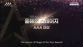 AAA 2021 /// ASIA ARTIST AWARDS 2021 // AESPA DAESANG // STAGE OF THE YEAR!!!!