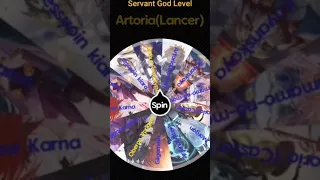 Spin the wheel ? 😶 Grand Servant vs Servant God Level Part 1. #fate #fategrandorder #short